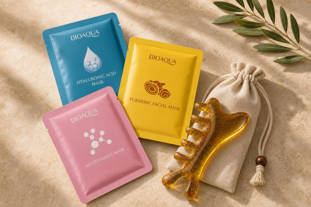 MARVA RITUAL — the complete kit flat lay